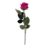Rose, künstlich      Groesse: 37cm - Farbe: dunkelrot
