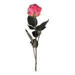 Rose, künstlich      Groesse: 37cm - Farbe: hellrot