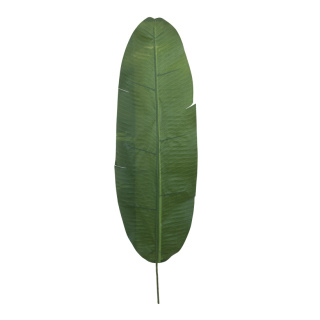 Bananenblatt aus Kunstseide     Groesse: L: 120cm    Farbe: grün