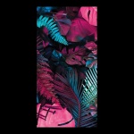 Motif imprimé jungle colorée tissu  Color:...