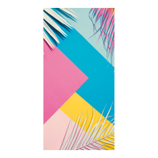 Motif imprimé "Minimalisme tropical" papier  Color: coloré Size: 180x90cm