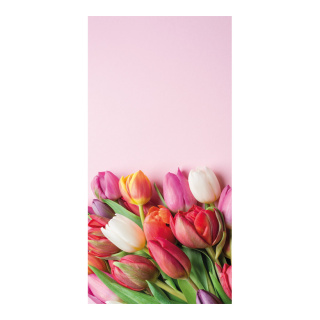 Banner tulip bouquet paper - Material:  - Color:  - Size: 180x90cm