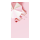 Motif imprimé "Plage rose" tissu  Color: rose/blanc Size: 180x90cm