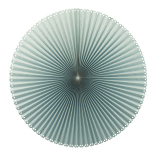 Honeycomb fan foldable, made of paper, with adhesive strip     Size: Ø 90cm    Color: light grey