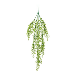 Blütenhänger 5-fach, künstlich     Groesse: 75cm    Farbe: weiß/grün