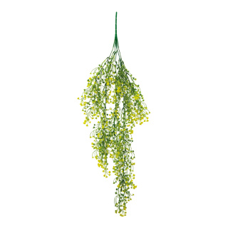 Blütenhänger 5-fach, künstlich     Groesse: 75cm    Farbe: gelb/grün