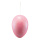 Osterei beglittert, mit Hänger, aus Styropor     Groesse: 20cm    Farbe: pink