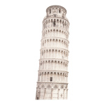 Cut-Out Pisa, Stütze rückseitig klappbar, Größe: 90x34cm...