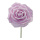 Tête de rose en mousse, avec tige     Taille: Ø 30cm    Color: lila