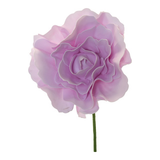 Peony flower head made of foam, with stem     Size: Ø 30cm    Color: lilac