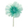Peony flower head made of foam, with stem     Size: Ø 50cm    Color: mint green