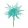 Tête de Dahlia en mousse avec tige  Color: vert menthe Size: Ø 50cm