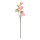 Flowering cherry twig with blossoms & leaves     Size: 70cm    Color: pink/brown