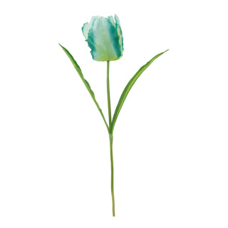 Tulipe XXL en plastique     Taille: 110cm    Color: bleu/blanc