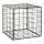 Cube en métal pliable     Taille: 30x30x30cm    Color: noir