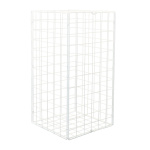 Metal cube, foldable,  Size:;30x30x60cm Color:white