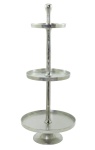 Etagere 3-tire, multi-part, made of aluminum and nickel...