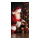 Motif imprimé "Père Noël avec cadeaux" tissu  Color: rouge/coloré Size: 180x90cm