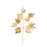 Ahornblattzweig aus Polyester Größe:80x50cm,  Farbe: gold