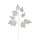 Ahornblattzweig aus Polyester     Groesse:80x50cm    Farbe:weiß