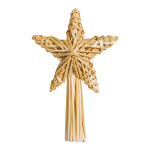 Tree top star  - Material: made of straw - Color:...