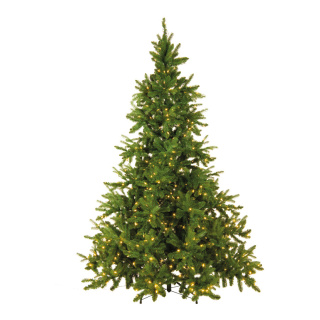 Noble fir with 1.418 tips PE/PVC-Mix - Material: 1.259 PVC/159 PE tips - Color: green - Size: 240cm X Ø ca.155cm