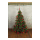 Noble fir mix of PE/PVC with 1.252 tips (1.117 PVC/135 PE) - Material: with 400 warm white LEDs 3 parts+metal stand - Color: green/warm white/red - Size: 210cm X Ø ca. 155cm