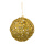 Flechtkugel aus Weidenholz, mit Hänger     Groesse:30cm    Farbe:gold