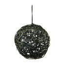 Wicker ball  - Material: out of willow - Color: black -...
