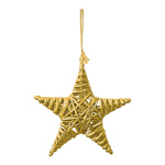 Wicker star  - Material: out of willow - Color: gold -...