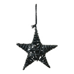 Wicker star  - Material: out of willow - Color: black -...