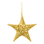 Wicker star  - Material: out of willow - Color: gold -...