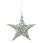 Wicker star  - Material: out of willow - Color: silver -...