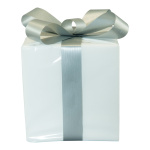 Paquet cadeau  en polystyrène Color: blanc/argent...
