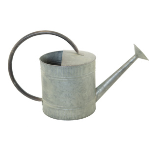 Watering can  - Material: made of iron sheet - Color: grey - Size: 44x18x275cm