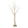 Korallenbaum aus Holz, beglittert, Holzfuß: 17x17x2cm     Groesse:125cm    Farbe:gold