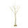 Korallenbaum aus Holz, beglittert, Holzfuß: 20x20x3cm     Groesse:160cm    Farbe:gold