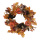 Wreath  - Material: made of plastic/styrofoam - Color: orange/brown - Size: Ø 50cm