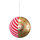 Ball  - Material: made of styrofoam with fabric cover - Color: gold/red/white - Size: Ø 20cm