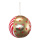 Ball  - Material: made of styrofoam with fabric cover - Color: gold/red/white - Size: Ø 15cm