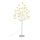 MicroLED-Baum 2-teilig, mit 896 warm weißen LEDs, aus Kunststoff/Holz, mit 20cm Standfuß, für Innen     Groesse:120cm    Farbe:weiß/warm weiß