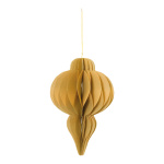 Ornament drop-shaped foldable with hanger - Material: out...