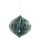 Ornament zwiebelförmig, faltbar, mit Hänger, aus Papier, mit silber glitzernden Rändern, Magnetverschluss     Groesse:25cm    Farbe:grau
