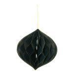 Ornament onion-shaped foldable with hanger - Material:...