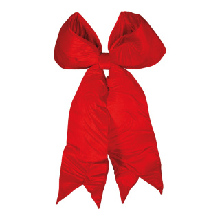 Bow  - Material: made of velvet - Color: red - Size: 100x75cm