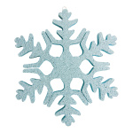 Flocon de neige  en polystyrène Color: bleu Size:...