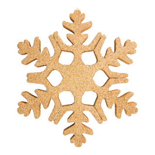 Snowflake  - Material: out of styrofoam - Color: gold - Size: 30cm