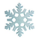 Flocon de neige  en polystyrène Color: bleu Size:...