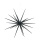 Sputnikstern aus Kunststoff, mit Glitter, zum Zusammensetzen     Groesse:Ø 38cm    Farbe:schwarz