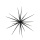 Sputnikstern aus Kunststoff, glänzend, zum Zusammensetzen     Groesse:Ø 38cm    Farbe:schwarz